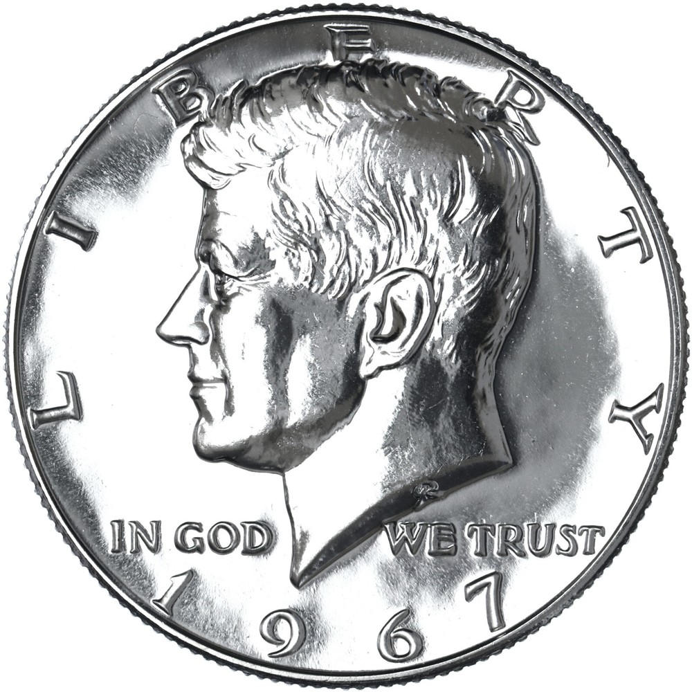 1967 SMS Kennedy Half Dollar Gem BU Special Mint Set 40% Silver