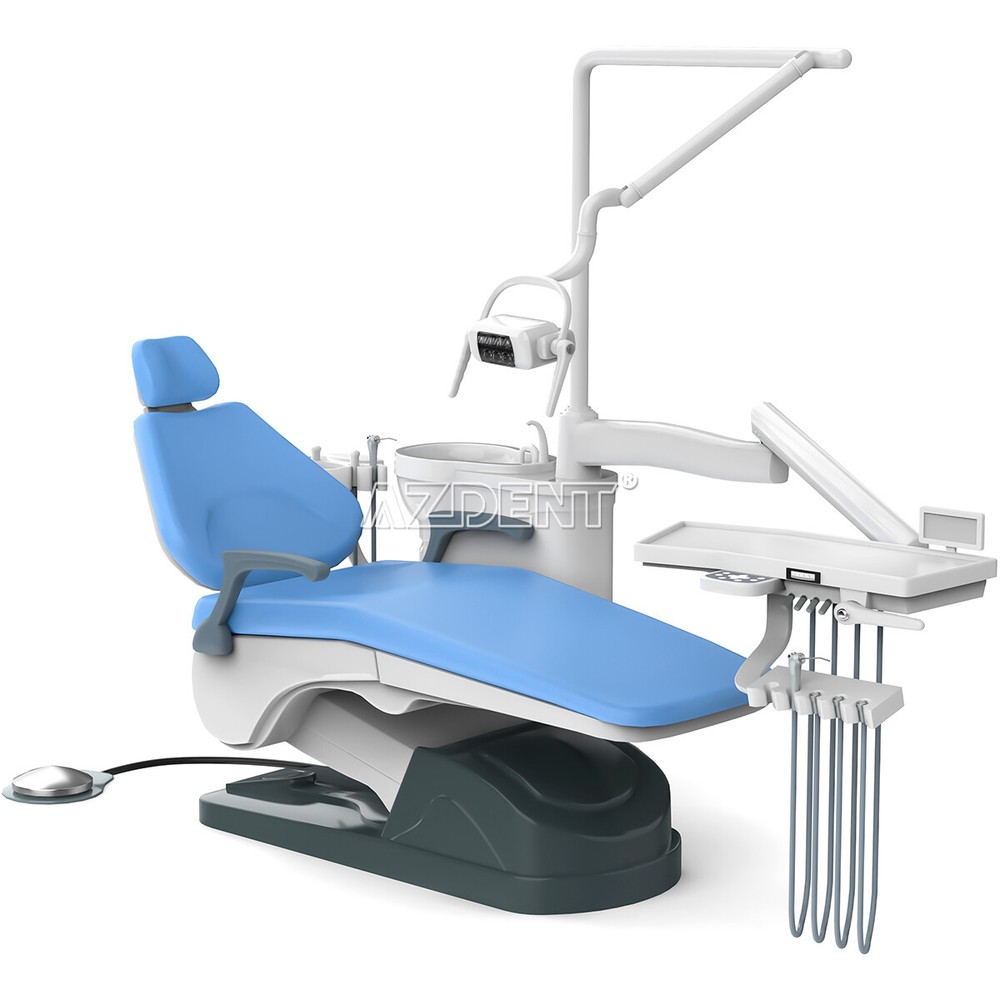 Dental Unit Chair Computer Control+Stool /Portable Suction Unit +Air Compressor