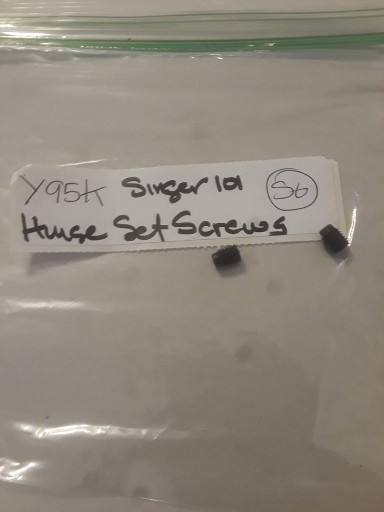 Antique Singer Sewing Machine 101 Hinge set screws (Y95k s6)