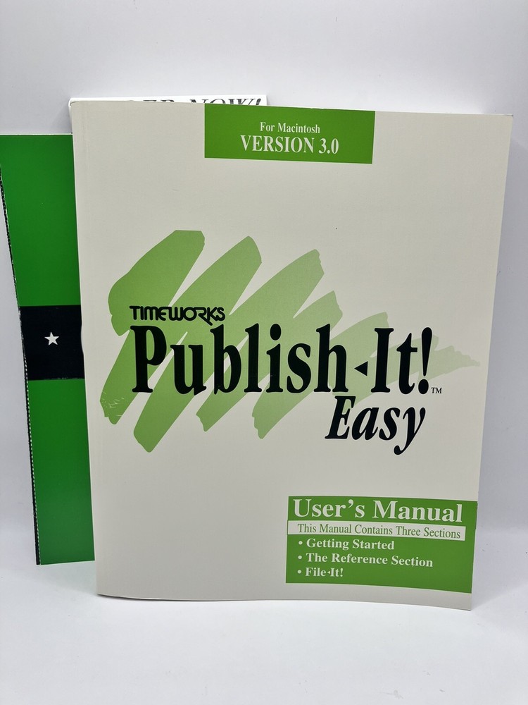 Timeworks Publish It! Easy Version 3.0 for Macintosh MacUser Winner