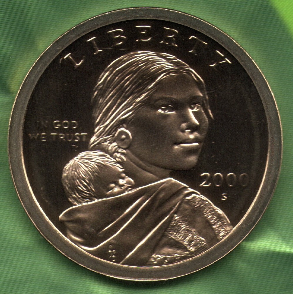 2000 S Proof Sacagawea Dollar Coin Uncirculated