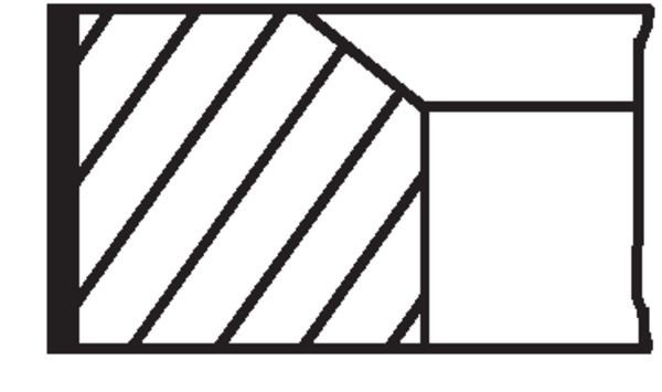 For MAHLE 022 26 N0 PISTON RING KIT