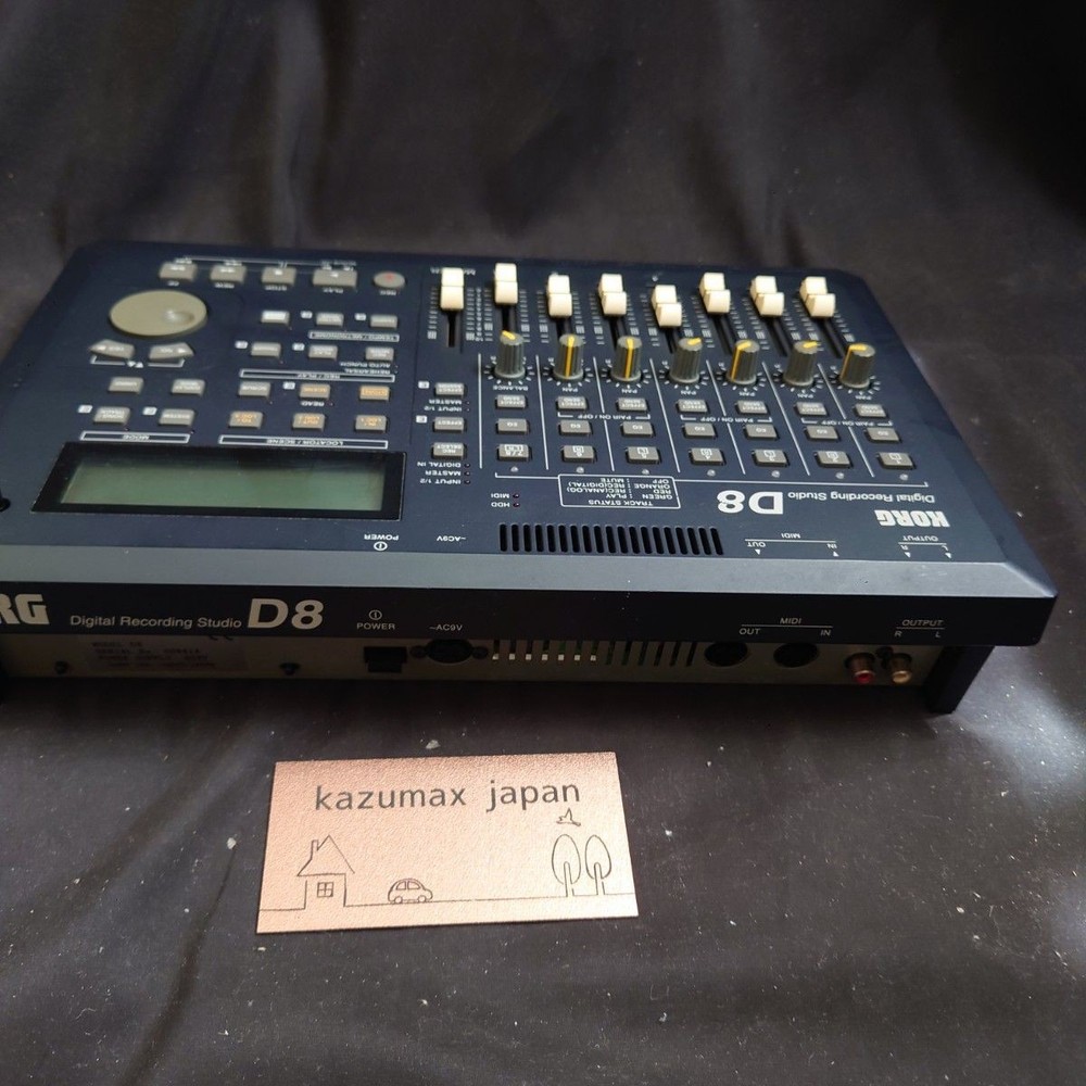 Korg D8 Digital Recording Studio Multitrack Recorder Tested Working Japan