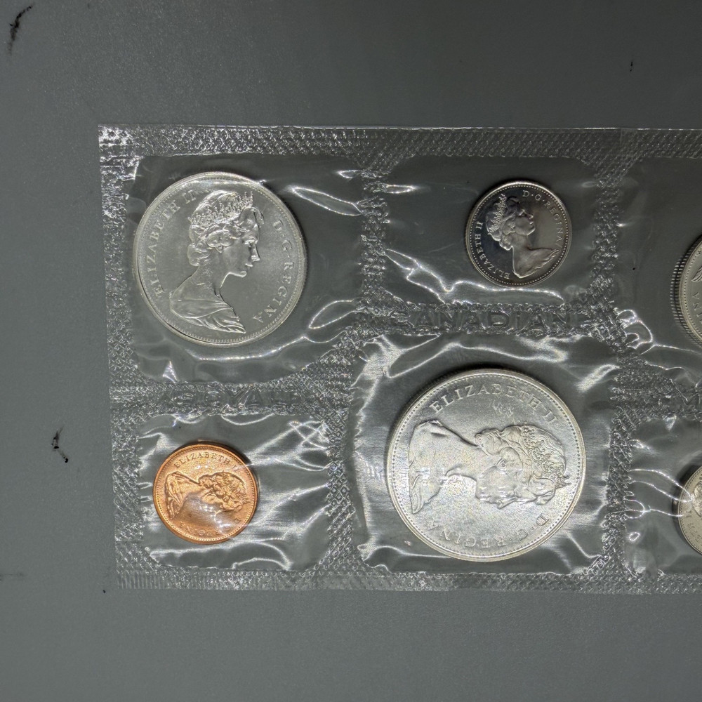 1965 & 1966 CANADA SILVER Mint Sets (Proof like) - 1.1oz. SILVER Each