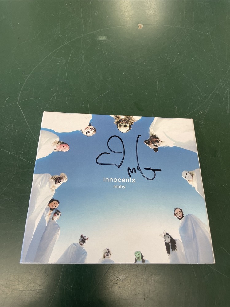 Moby Autographed  Signed Innocents Deluxe CD