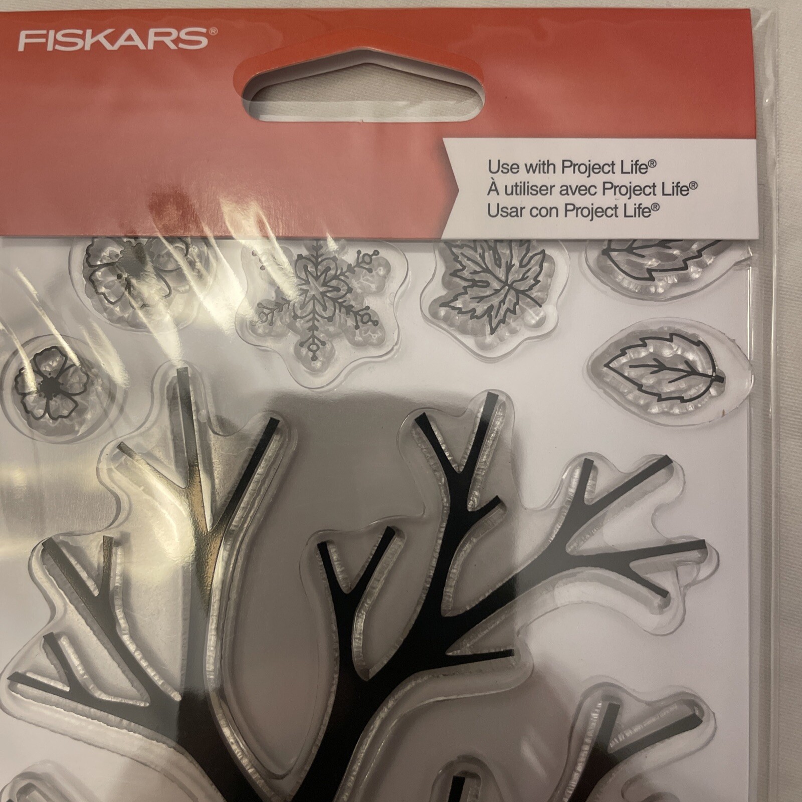 Fiskars Build-A-Tree Clear Stamps Set