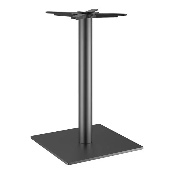 18'' Square Restaurant Table Base with 3'' Dia. Standard Height Column