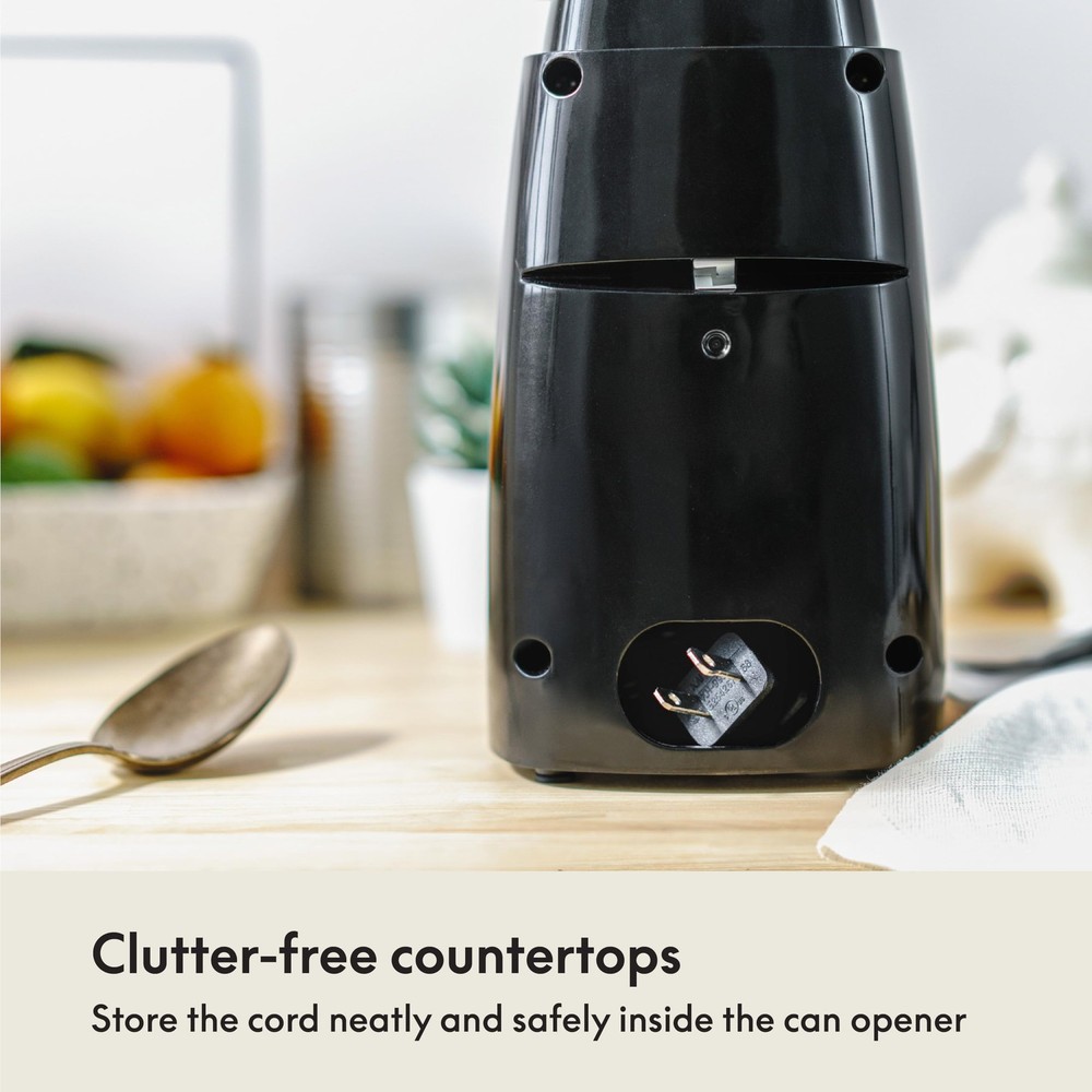 Electric Can Opener and Knife Sharpener, Multifunctional Kitchen Tool for Jars
