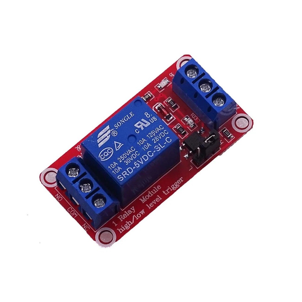 1 Channel 5V Relay Module Board with Optocoupler Support High & Low Level