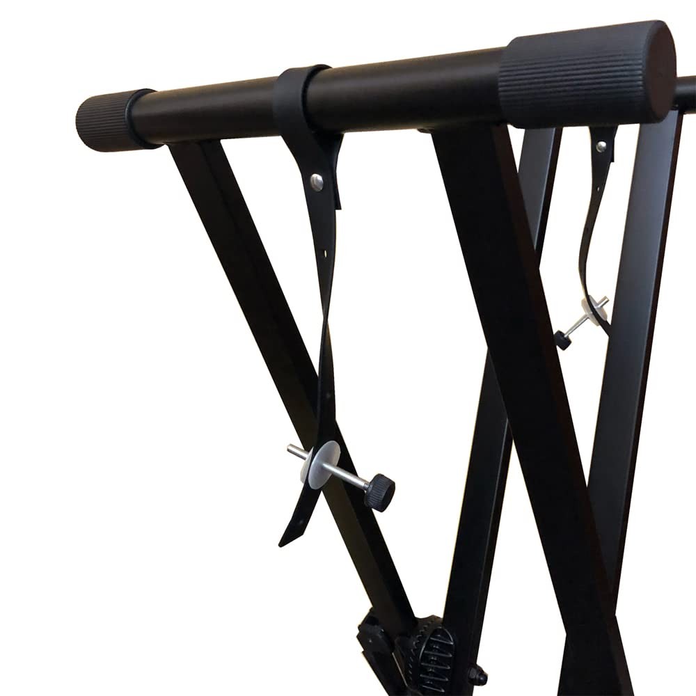 RockJam Xfinity Heavy-Duty, Double-X, Pre-Assembled, Infinitely Black
