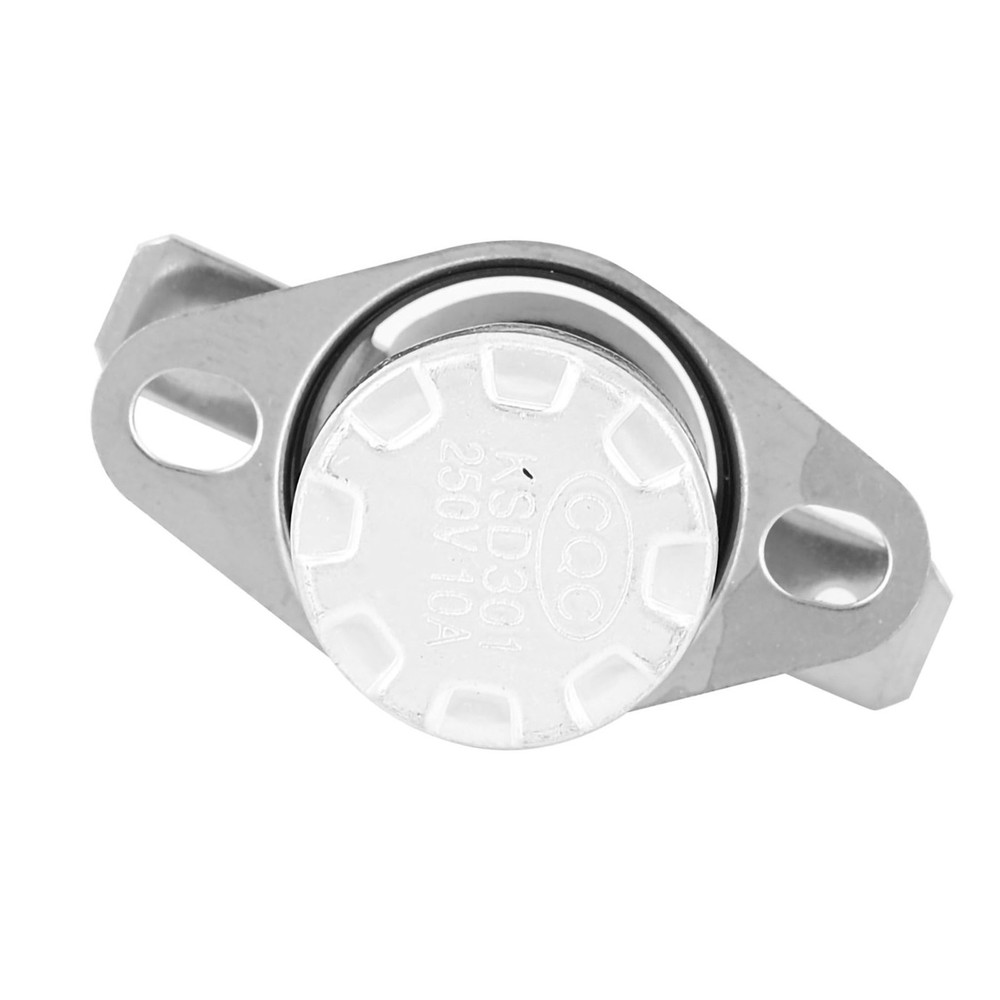 5Pcs 250V 10A NO55℃ Switch Temperature Control Thermostat Thermal Switch Part