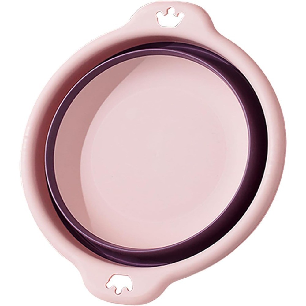 Collapsible Wash Basin Round Folding Portable Sink Tub for Laundry Cleaning