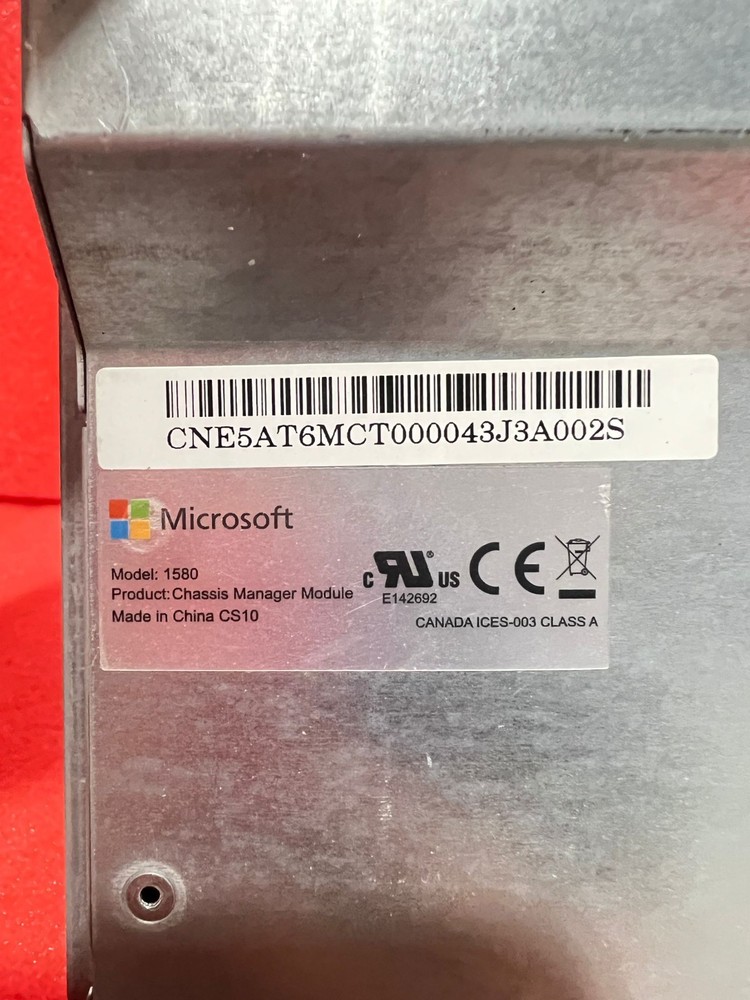 Microsoft 1580 Silver Chassis Manager Module Card X873023-001