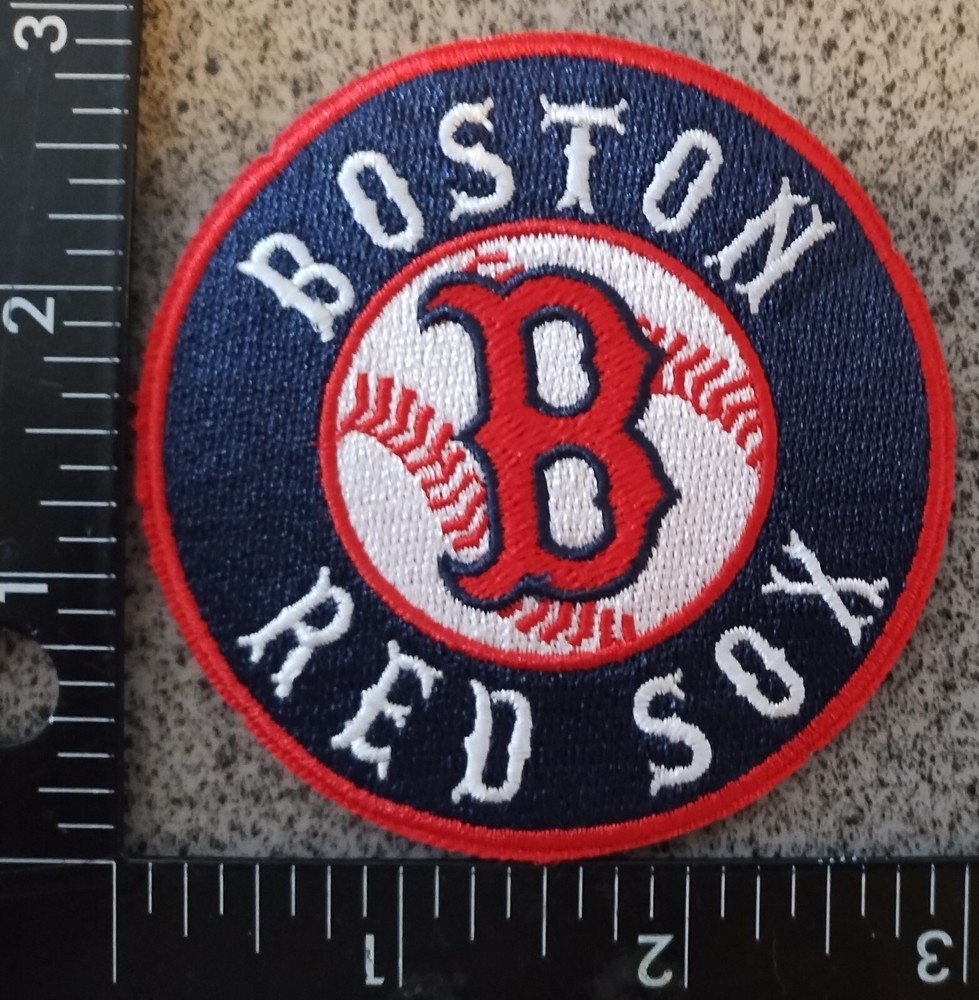 BOSTON RED SOX BASEBALL IRON ON PATCH