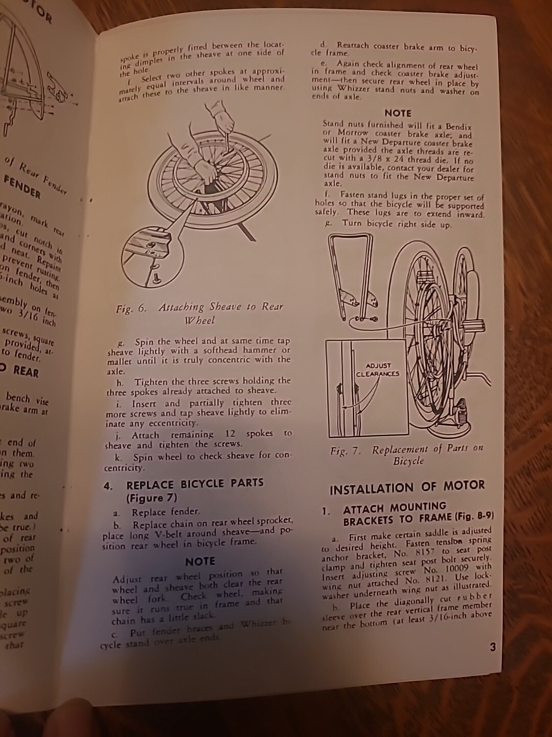 Whizzer Pacemaker Owner's Manual