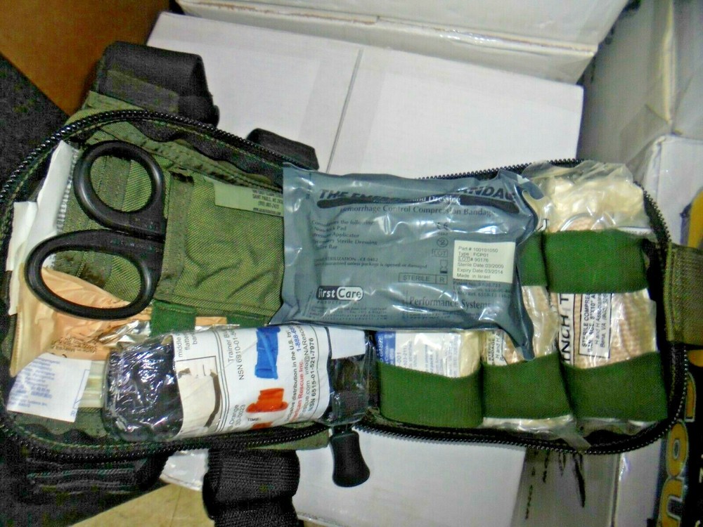 Paraclete Pre-MSA SOF Individual First Aid Kit Pouch Green