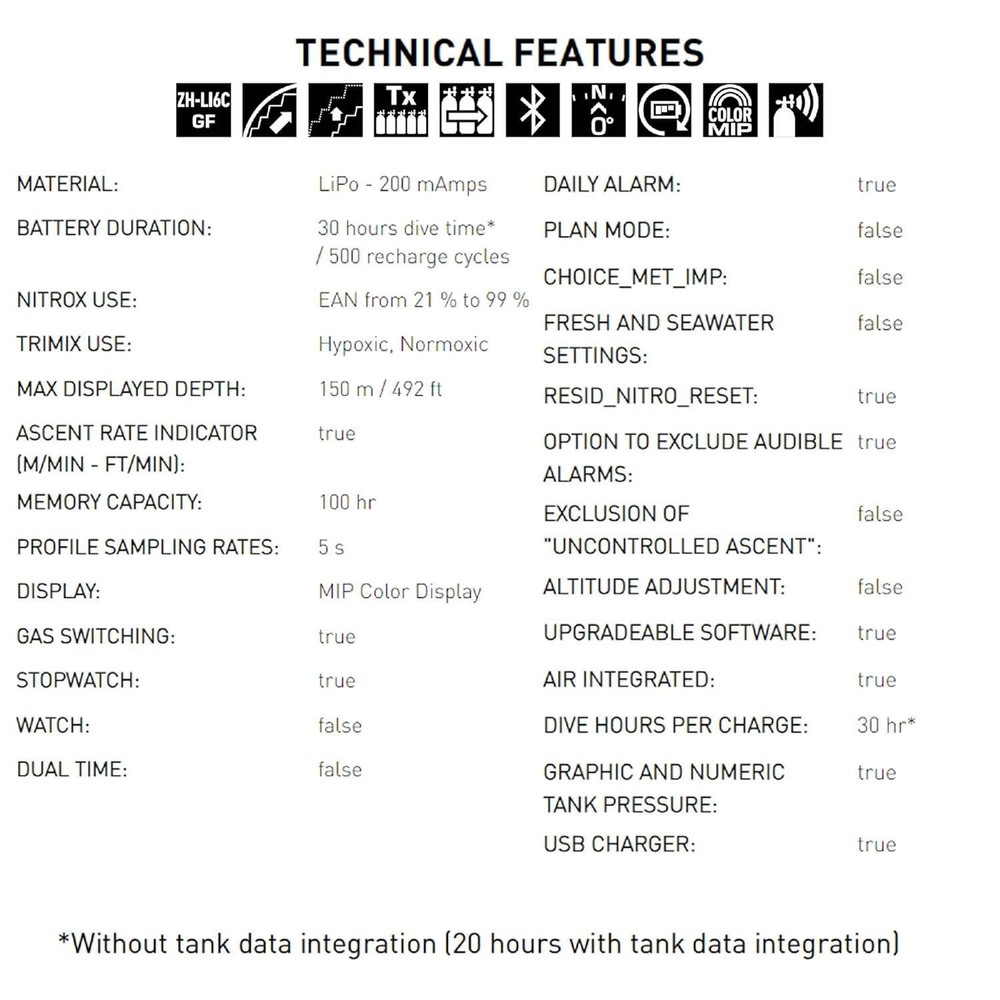 Mares Quad Ci Wrist Computer
