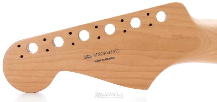 Fender Satin Roasted Maple Stratocaster Replacement Neck