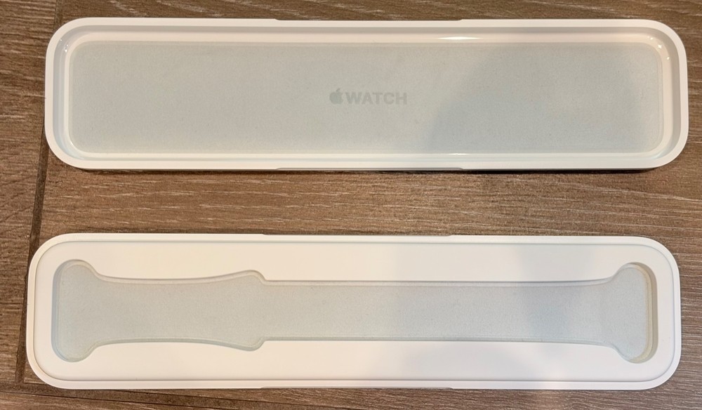 OEM Apple Watch Series 1 White Plastic Storage Box **Empty Case Only** Authentic