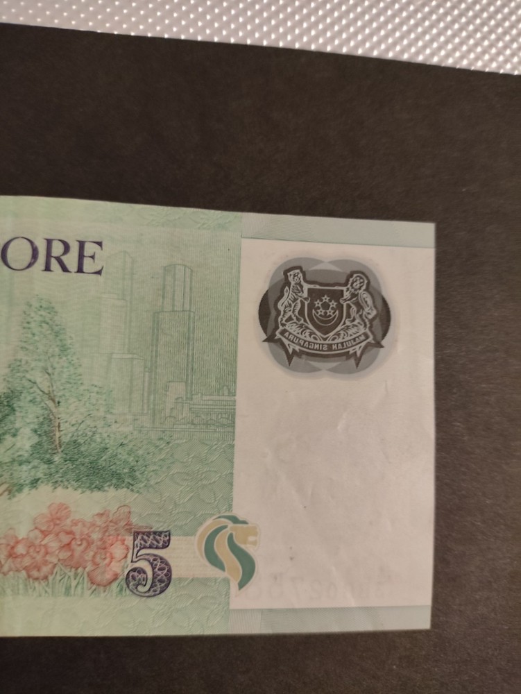 2007 Singapore $5 Five Dollars - UNC