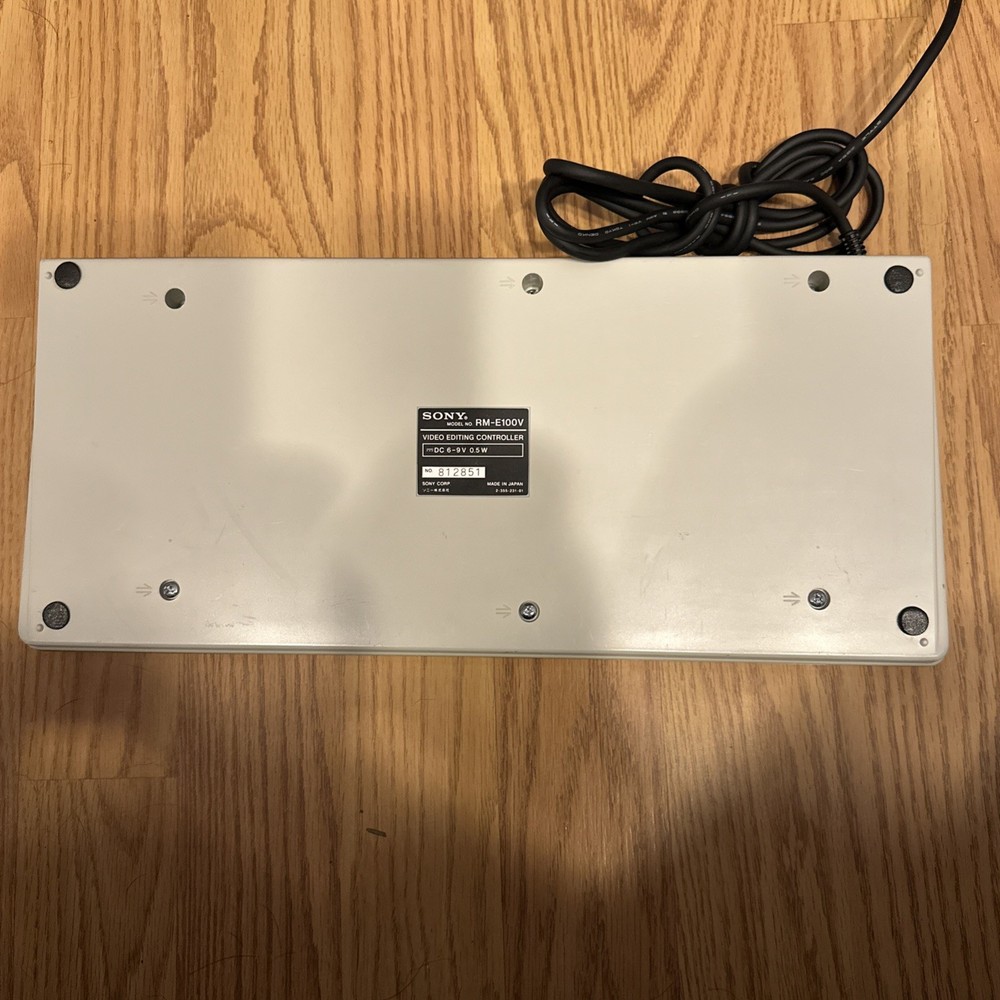 SONY VIDEO EDITING CONTROLLER RM-E100V