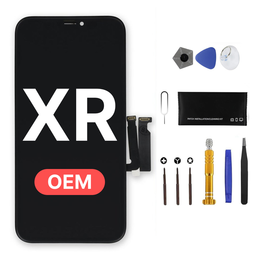 Genuine OEM Original iPhone XR Black LCD Replacement Screen Digitizer "Grade A"