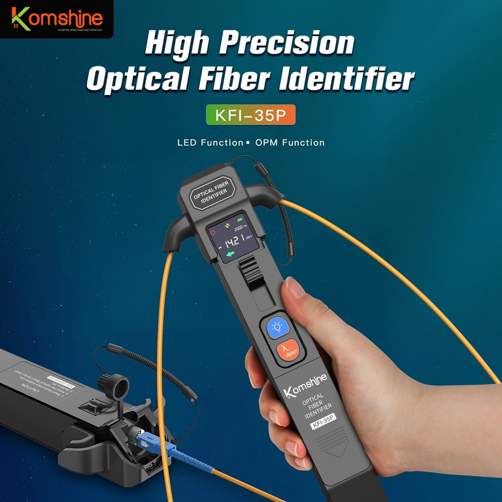 Fiber Optic Traffic Identifier Komshine KFI-35P 2-in-1 Identifier + OPM Function