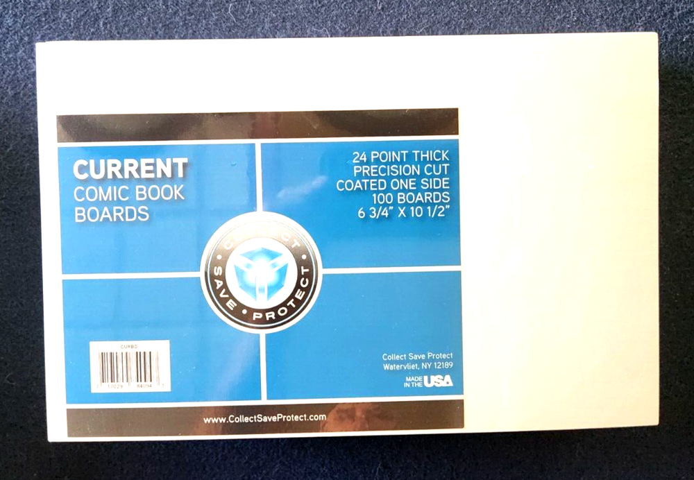 100 NEW CSP Current Comic Backing Boards Modern Archival Comic Book Storage
