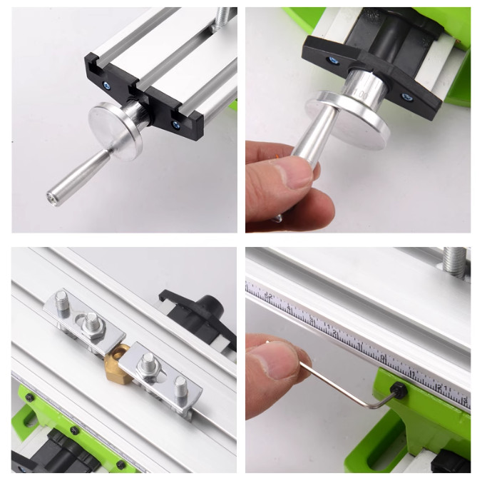 Multifunction Drill Vise Fixture Working Table Mini Precision Milling Machine