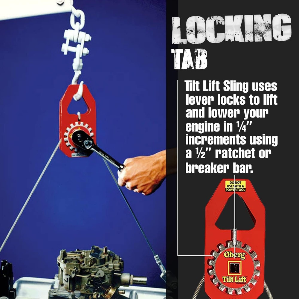 Engine Leveler | Original Chainless Hoist Sling for Engine & Transmission Swaps