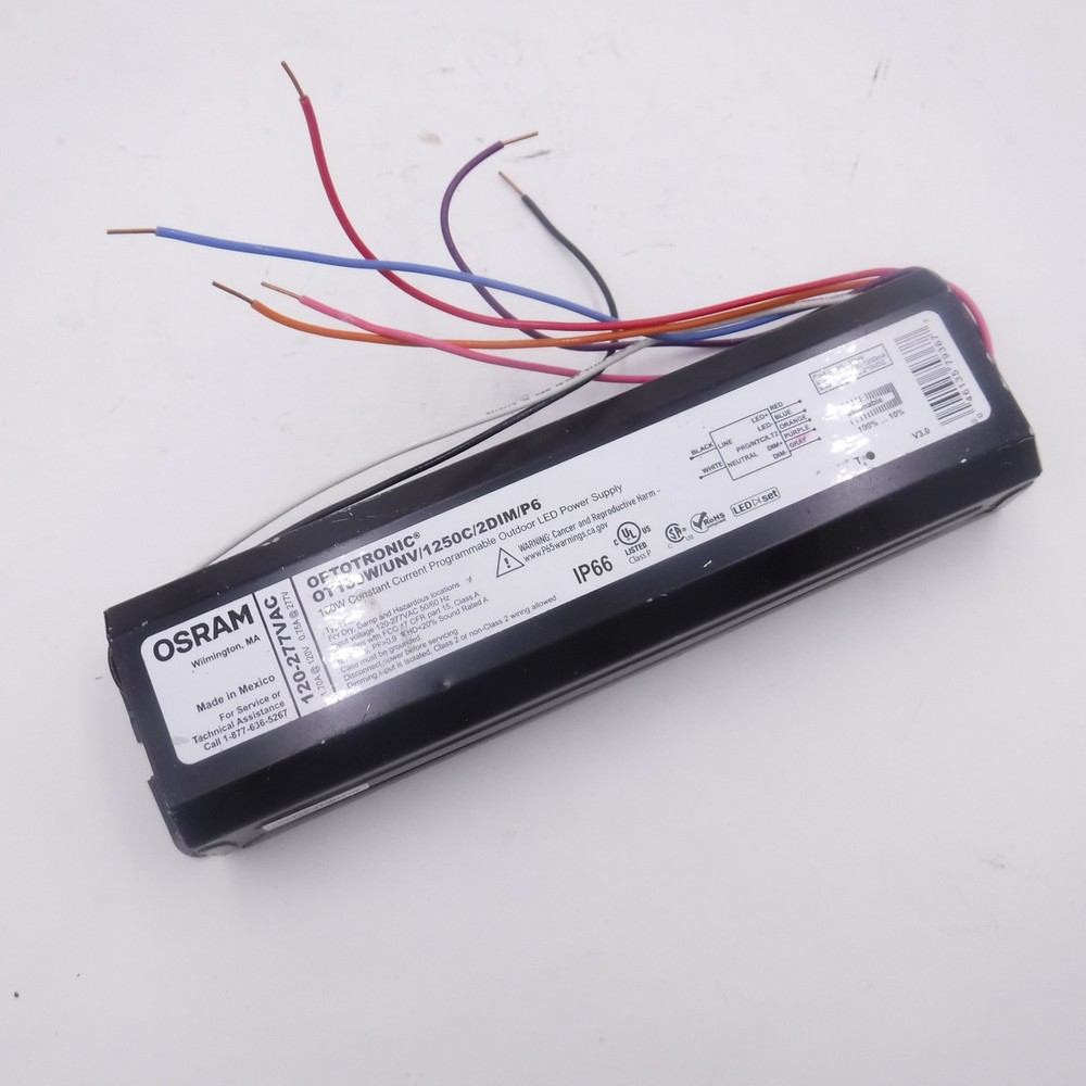 OPTOTRONIC 180W 70-210 VDC Output Programmable Outdoor Dimmable LED Driver