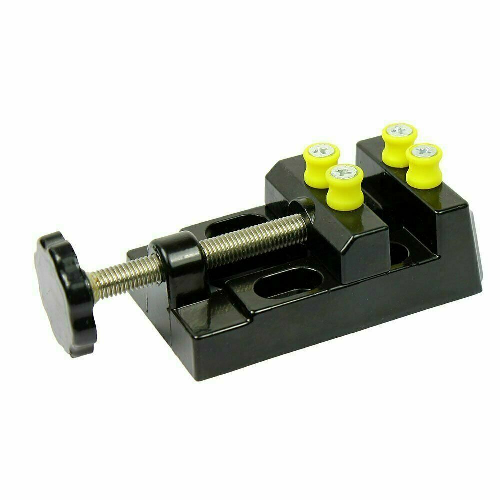 Miniature Table Bench Vise Vice with Removable Non Scratching Holders