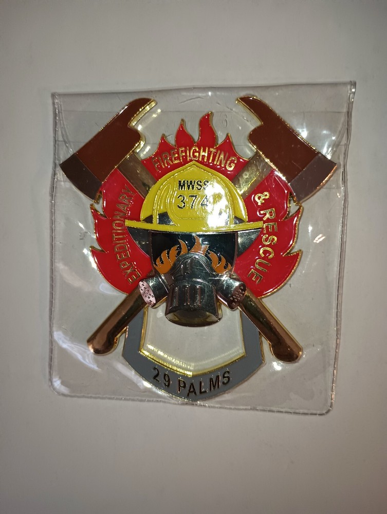 Firefighting And Rescue Challenge Coin