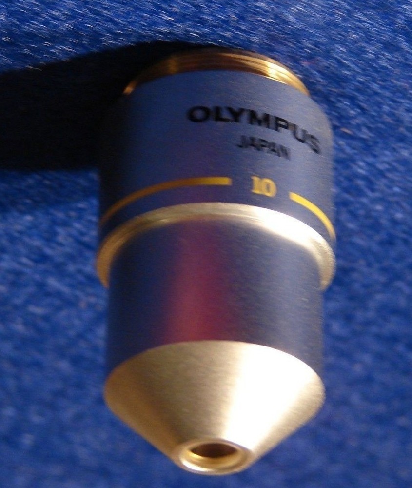Olympus E A10 Microscope Objective 10X 0.25 NA 160/-