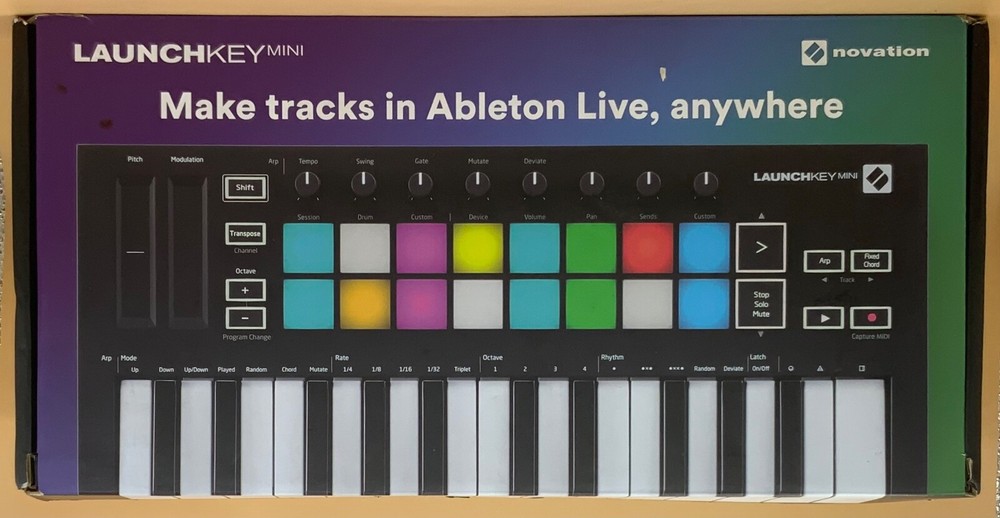 Novation Launchkey Mini MK3 25 Mini-Key MIDI Keyboard Controller Audio Tool