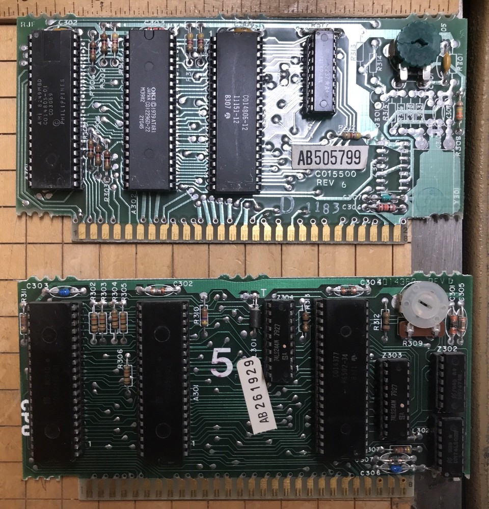 Atari 400/800 CPU(6502) PCB Tested Working with NTSC GTIA