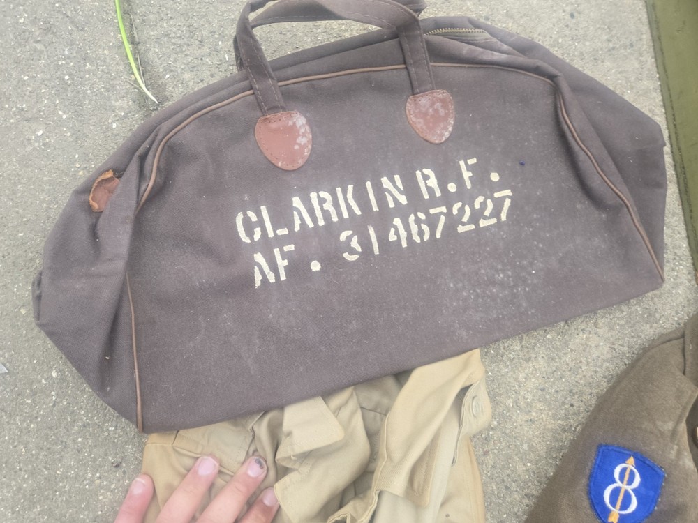 WWII 8th Infantry Division / 9th Air Force Transitional Af Uniform Grouping Idd