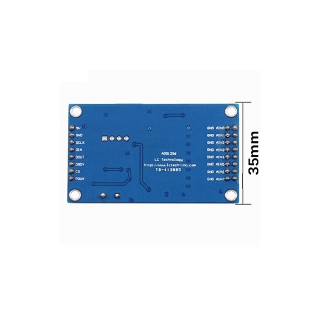 ADS1256 24-Bit 8 Channel ADC Display Module High Precision ADC Multifunction Serf3813