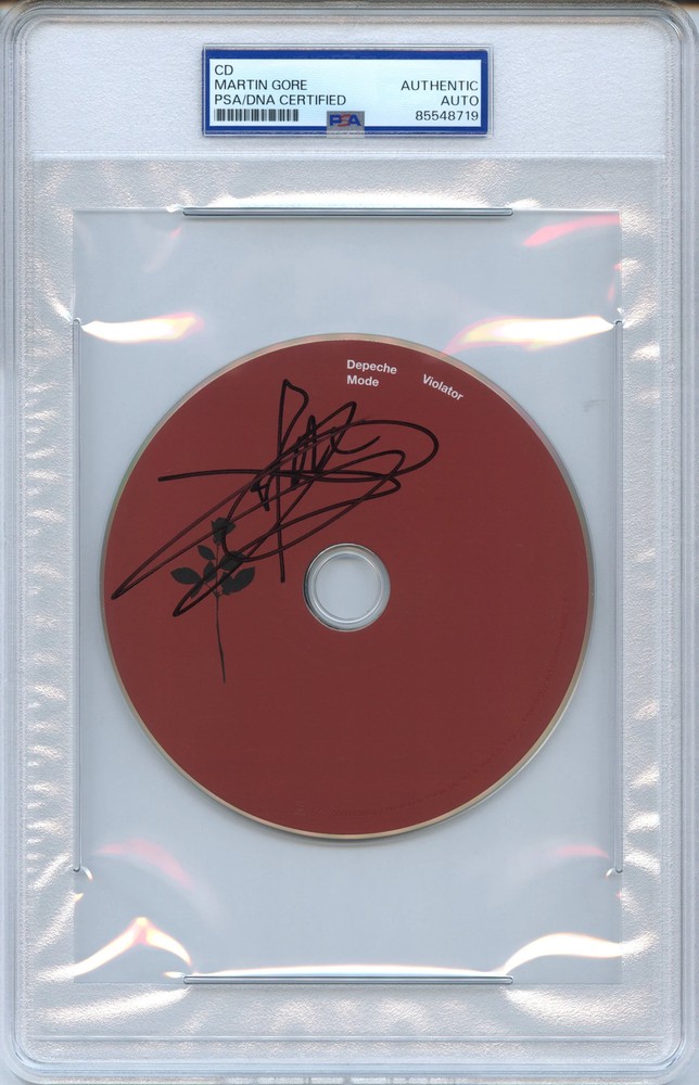 Martin Gore Signed Autographed CD "Violator" Depeche Mode PSA/DNA Authenticated
