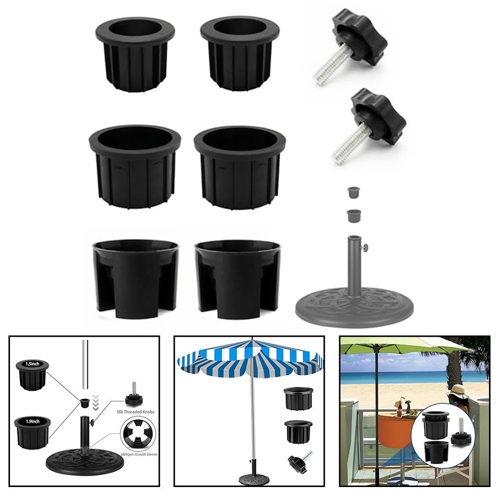 Multiple Size Options for Umbrella Stand Replacement Rings and in One Set