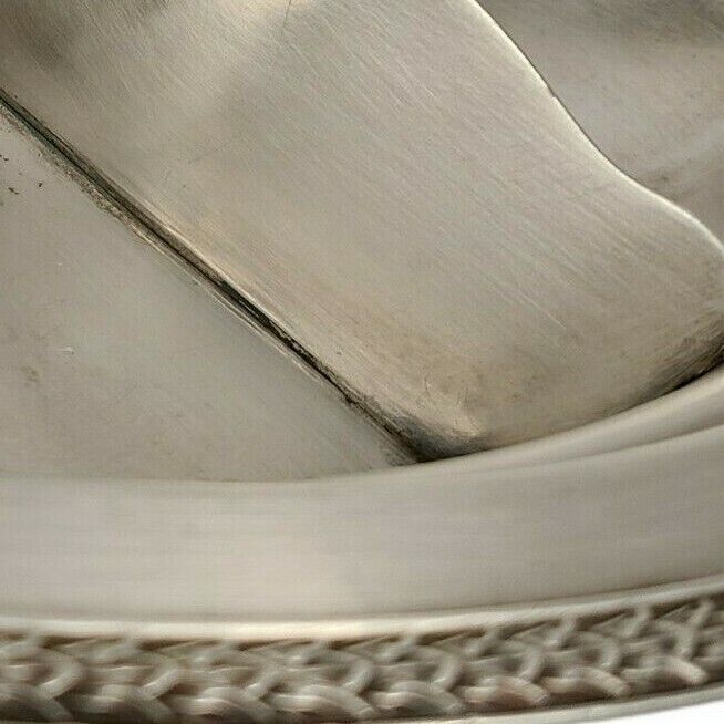 Vintage Silverplate Divided Bowl Oblong Rectangle Serving Dish - Keystonewear