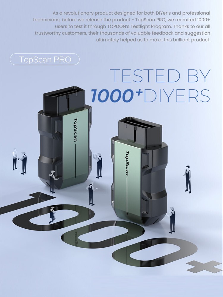 2024 TOPDON PRO Car Key Programmer Pin Code Reader All Key Lost Programming Tool