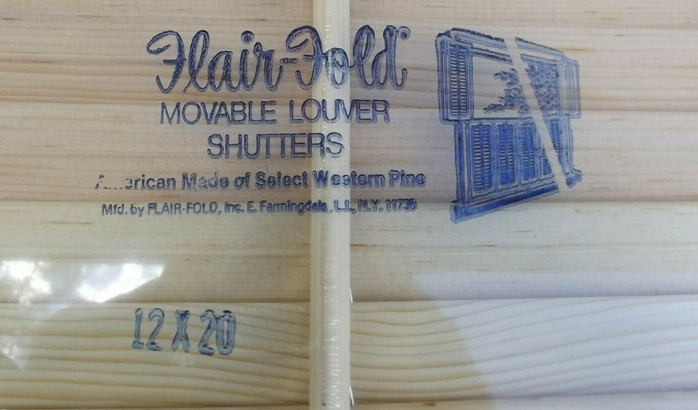 Vintage Flair Fold Shutters 12"x20"00