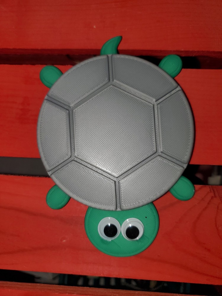 Coaster - Turtle - 3D Printed - many colors available