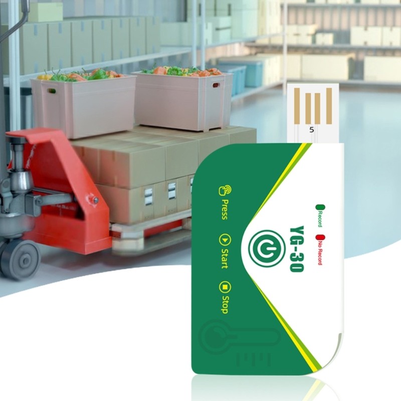 Single Use Automated Temperature Documentation System Featuring USB Connection