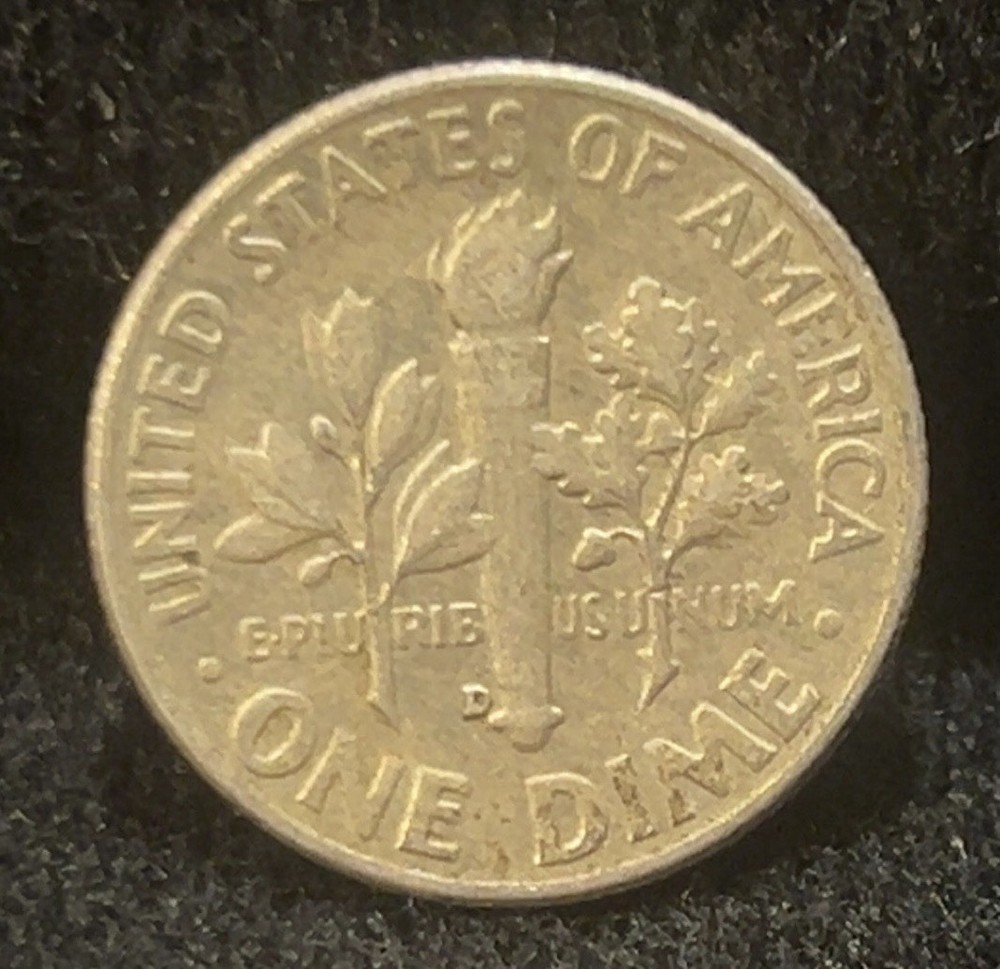 1956 Roosevelt Dime 90% Silver