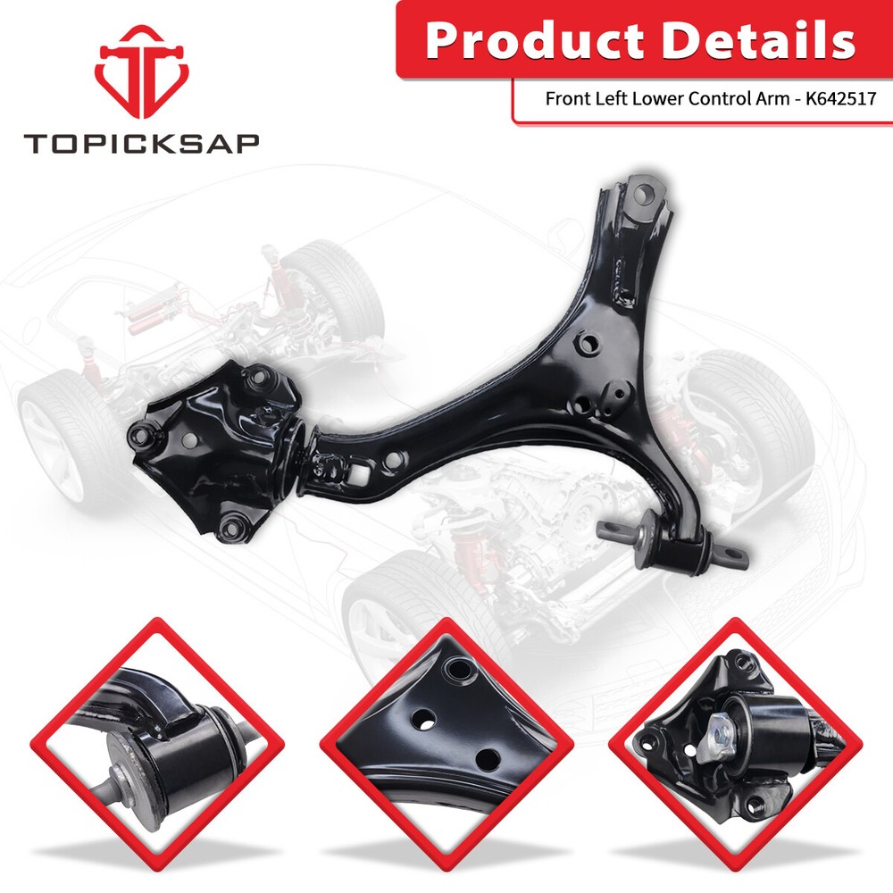 Front Driver Side Lower Control Arm For 2013-2017 Accord Automatic Transmission