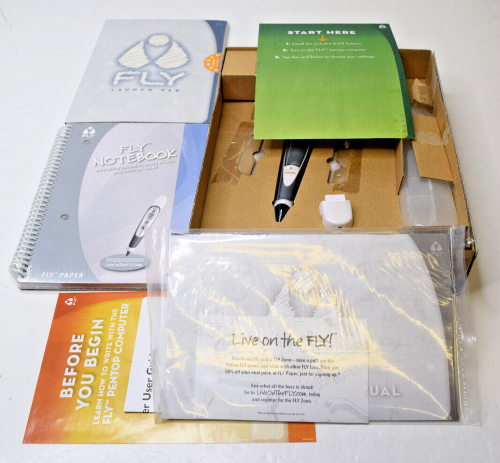 Leap Frog Fly Pen Top Computer Used