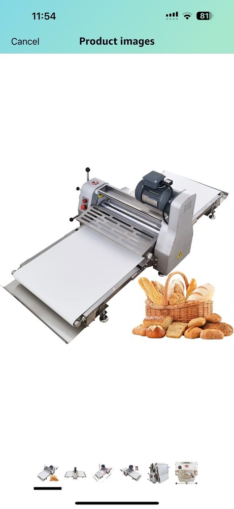 TECHTONGDA Commercial Dough Sheeter