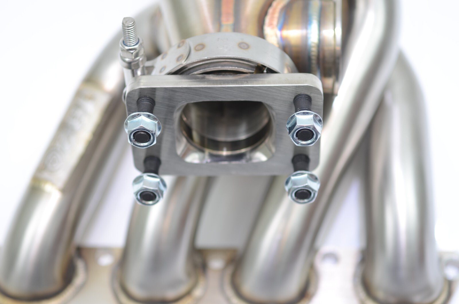 All Out Fab Precision v-band to T3 style flange adapter